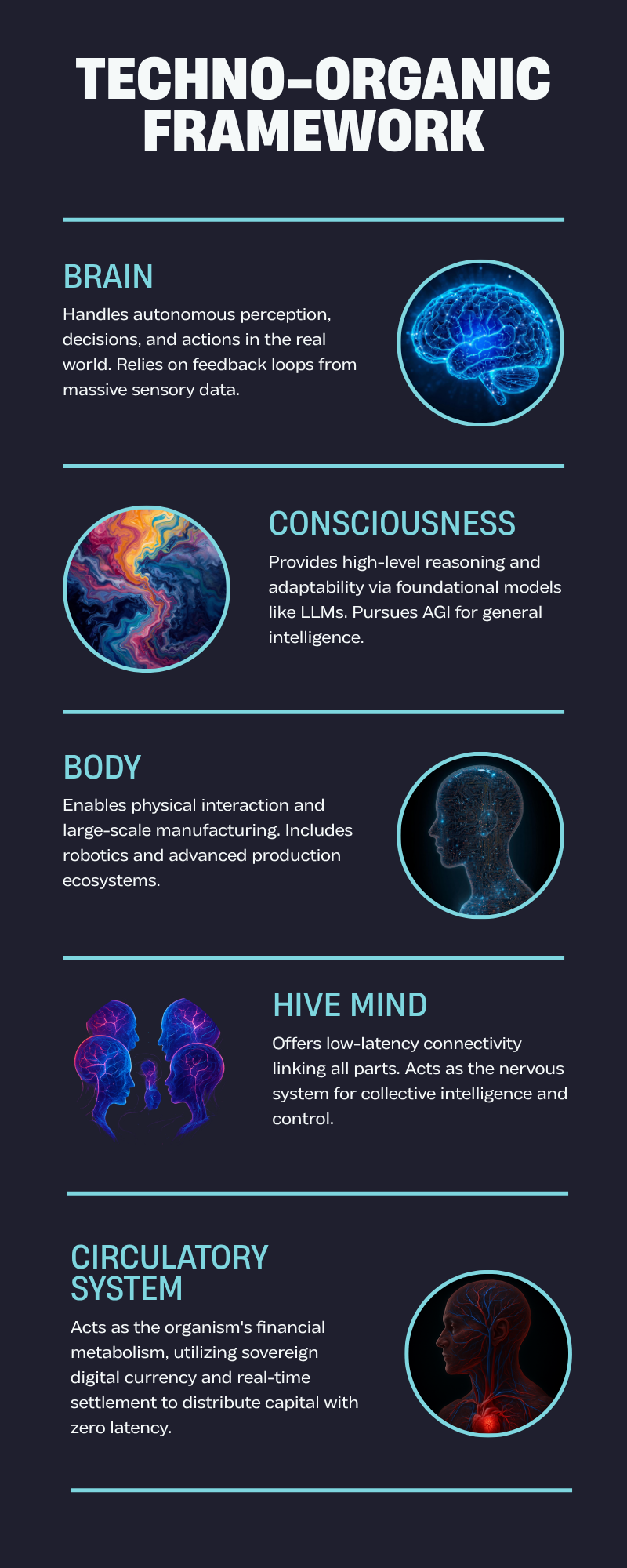 Techno-Organic Framework Diagram